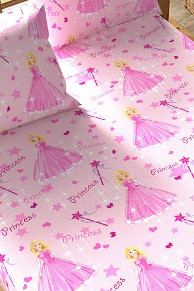 SNR HOME COLLECTION 120x200 Princess Cotton Children's Room Elastic Sheet Set
