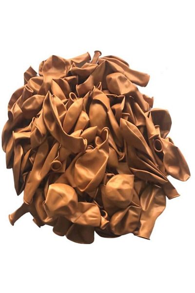 Patladı Gitti 12 Inch Metallic Gold Balloon 10 Pieces