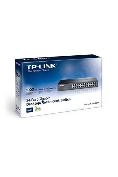 TP-LINK TL-SG1024D Διακόπτης επιτραπέζιου υπολογιστή/Rackmount 24 θυρών 1000 ...