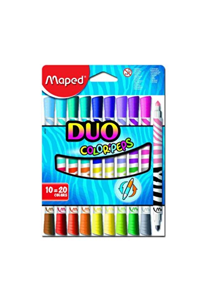 Maped Color Peps Duo Çift Uçlu Keçeli Kalem 10 Renk 3154148470106