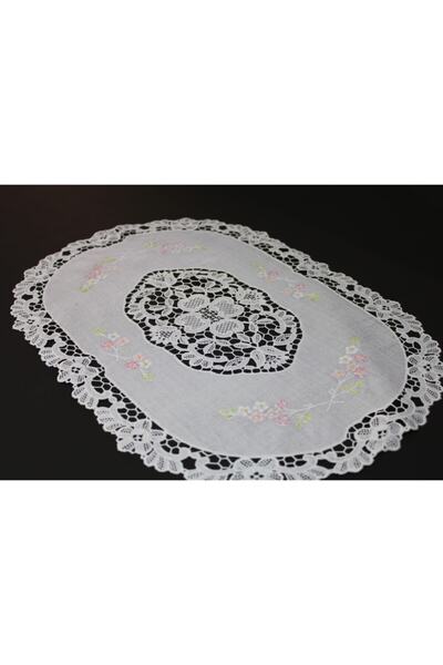 ANTİSAL Meiwa Pvc 45-32 Cm Oval Runner Sehpa Üstü Servis