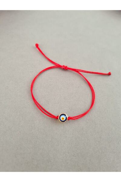 ONEPRETTYWISH Nazar Kırmızı Ip Bileklik