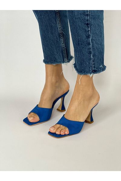 CHARLIE'SSHOES Suede Elegant Heeled Slippers