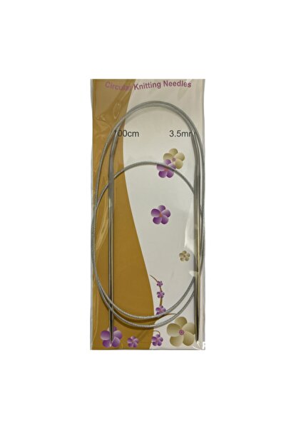 ŞENELYÜN 100 Cm Misinalı Çelik Telli Şiş No: 3.50 Mm