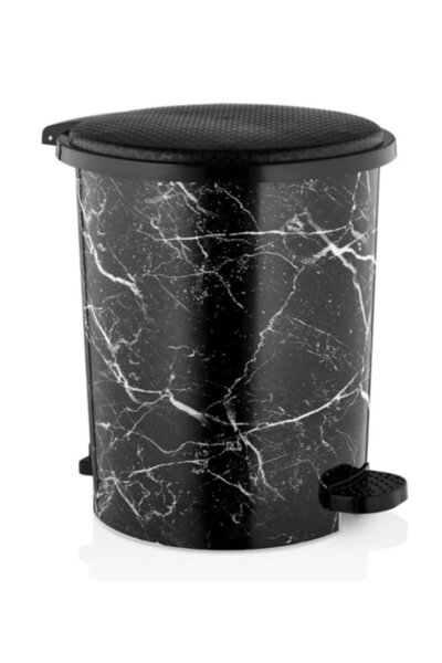 Merdem Desenli Pedallı Çöp Kovası 22 lt