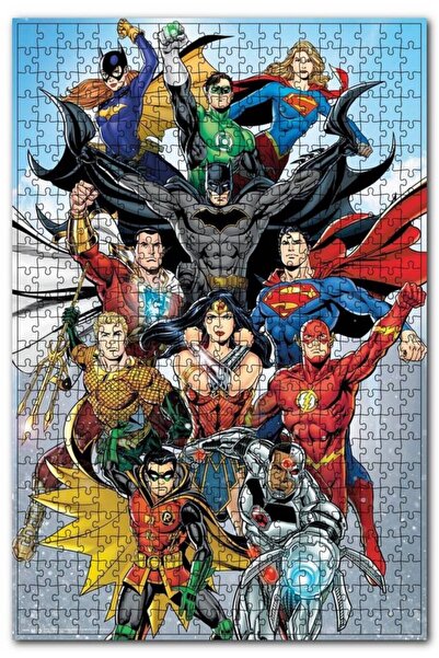 Cakapuzzle Süper Kahramanlar Bir Arada 255 Parça Puzzle Yapboz Mdf (ahşap)