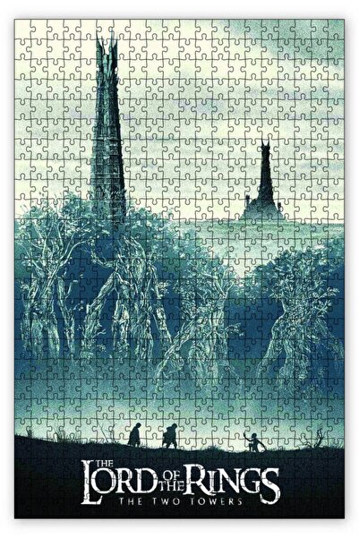 Cakapuzzle Yüzüklerin Efendisi Iki Kule 120 Parça Puzzle Yapboz Mdf (ahşap)