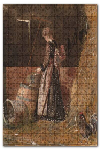 Cakapuzzle Fresh Eggs 1874 Yılında Winslow Homer 1000 Parça Puzzle Yapboz Mdf...