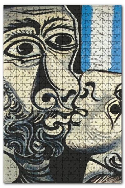 Cakapuzzle The Kiss 1969 By Pablo Picasso 1000 Parça Puzzle Yapboz Mdf (ahşap)