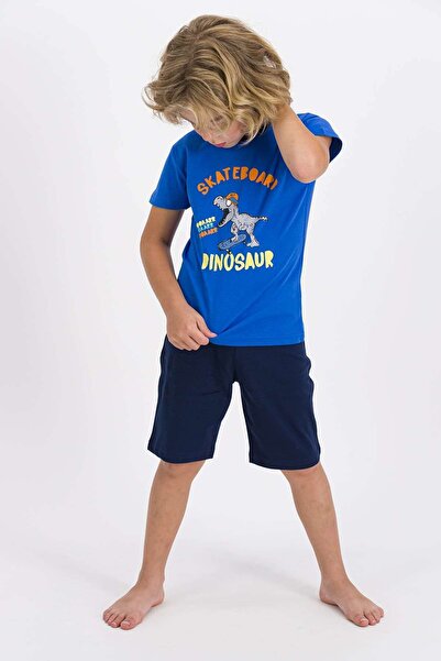 ROLY POLY Boy's Sax Blue Bermuda Set