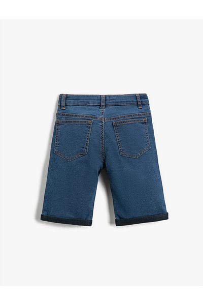 Koton Basic Denim Shorts Cotton
