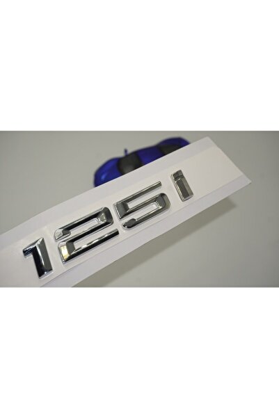 DK Tuning شعار كتابة ثلاثي الأبعاد للأمتعة من الكروم المعدني Bmw 125i