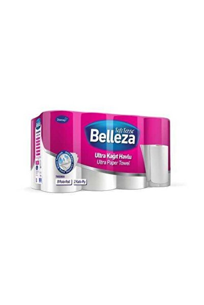 BELLEZA Diversey Soft Sense Ultra Kağıt Havlu 24 Adet (8 Rolu X 3 Paket)