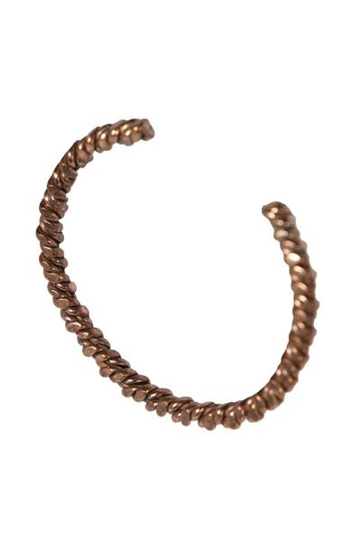 Genel Markalar Üçlü Burma Dövülmüş Kalın Saf Bakır Bilezik Manyetik Alan Artralji Yel Bilekliği