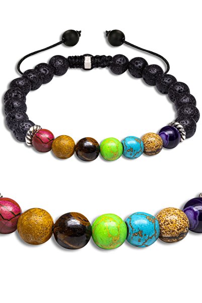 Tesbih Atölyesi مرجان الحمم البركانية الطبيعي - معتمد من المال للشفاء والسلام...