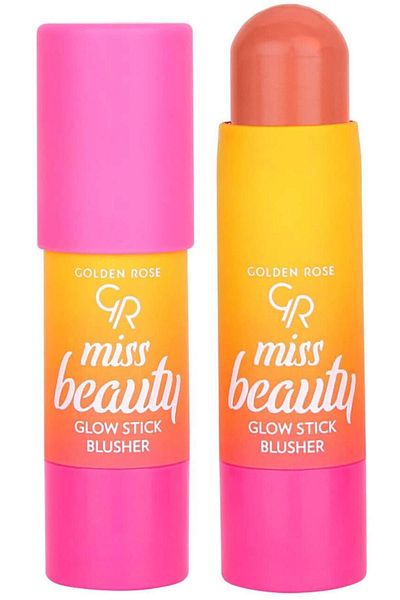 Golden Rose Brand: Miss Beauty Glow Stick Blush No.01 Peach Flash