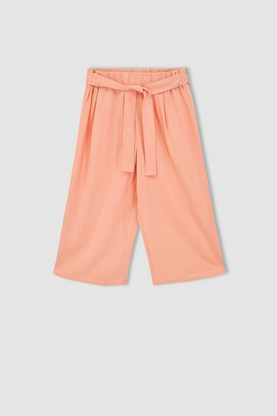 DeFacto Girl's Culotte Fit Wide Leg Trousers