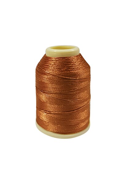 Akbel İplik اللون رقم 359 دانتيل القهوة النحاسي والتطريز وخيوط العباءة - 20 جم