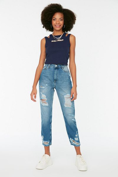 Trendyol Collection Jeans - Blau - Mom