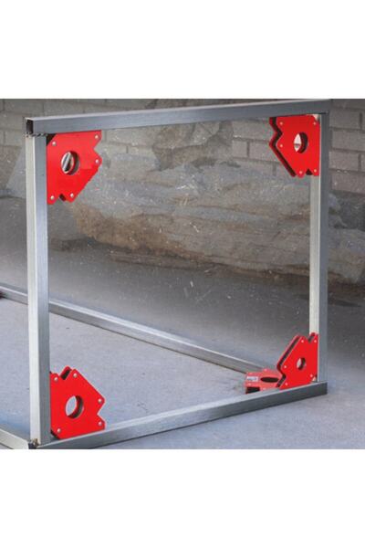 CEKSAN Mıknatıslı Kaynak Gönyesi 50lbs 2li Set Manyetik Açılı Kaynak Tutucu Mıknatıs Gönye