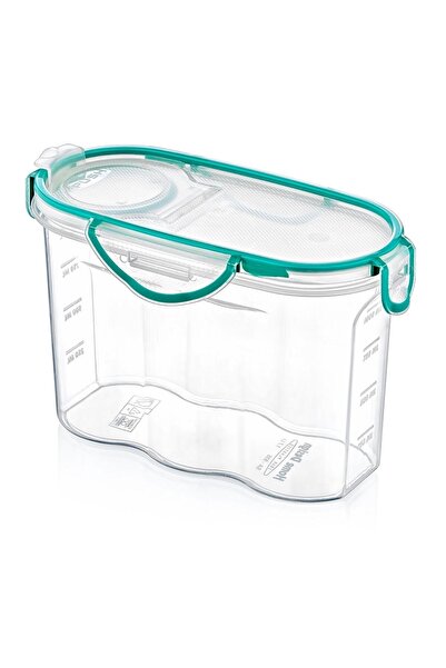 Buffer ® 10 Pieces Air, Water and Liquid Proof 1.2 Liter Food Storage Container with Lockable Lid and Gasket - SA580