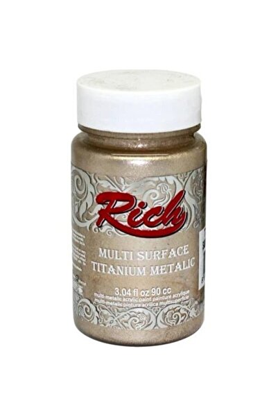 Rich Multi Surface Titanium Metallic-metalik Akrilik Boya 90cc - Şampanya 2526