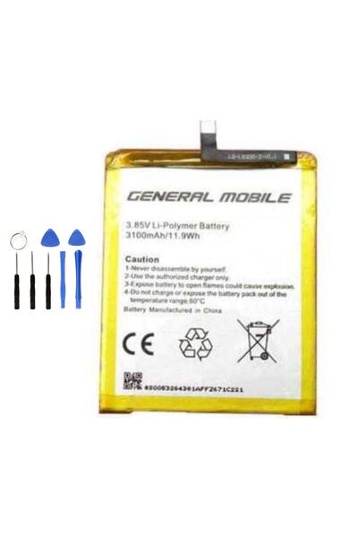 Genel Markalar General Mobile Gm 8 Uyumlu Batarya Pil Tamir Seti Yanında !!!