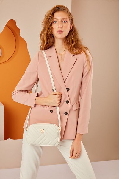Pierre Cardin Geantă albă de umăr pentru femei 05PO22Y1613