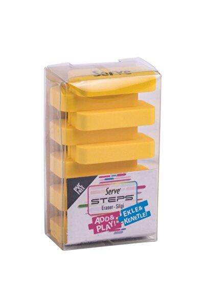 Serve Deep Double Steps Set of 3 Yellow