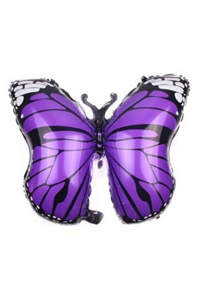 parti sürprizi Butterfly Foil Balloon Purple 1 Piece