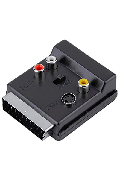 Alfais Marka: 4816 Scart To Rca Tos Av Skart Çevirici Dönüştürücü S-video Ada...