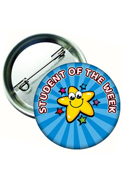 Hediye Panayırı 20 Adet Student Of The Week Öğrenci Rozeti