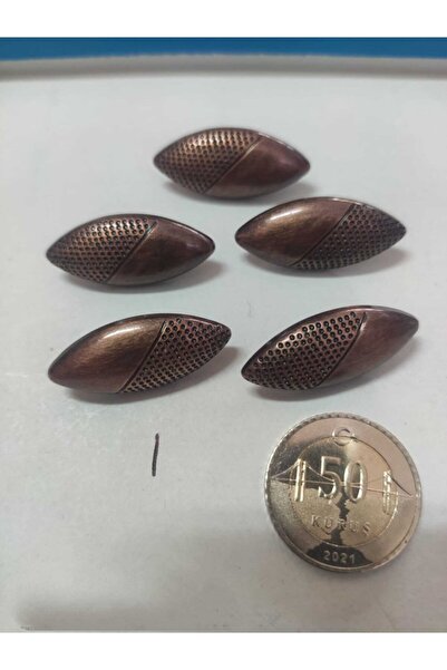 Elit Metalize Çoban Düğme-bakır Renk