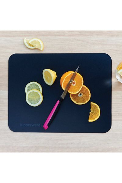 Tupperware Black Hard Shock Resistant Flexible Cutting Board