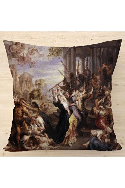 LadiesHome غطاء وسادة رمي ذو وجهين بتصميم أصلي مخصص مقاس 43 × 43