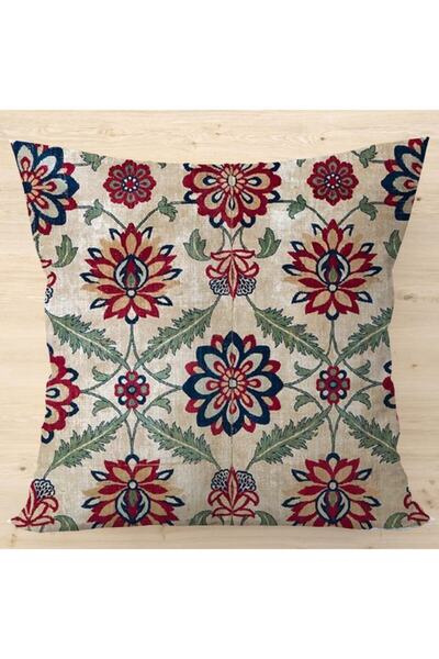 LadiesHome غطاء وسادة رمي ذو وجهين بتصميم أصلي مخصص مقاس 43 × 43