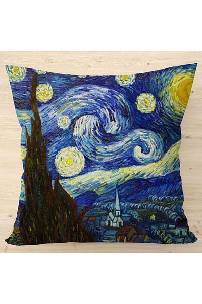 SWEET HOME ARTS Husă de pernă personalizată cu design autentic, cu două fețe, 43x43