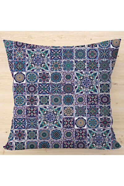 LadiesHome غطاء وسادة رمي ذو وجهين بتصميم أصلي مخصص مقاس 43 × 43