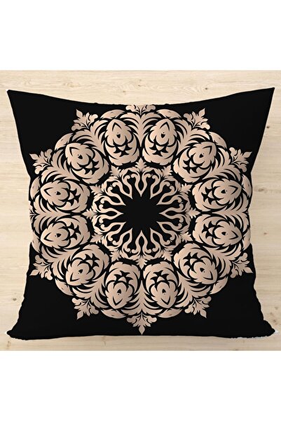 LadiesHome Özel Otantik Tasarım Çift Taraflı 43x43 Kırlent Kılıfı