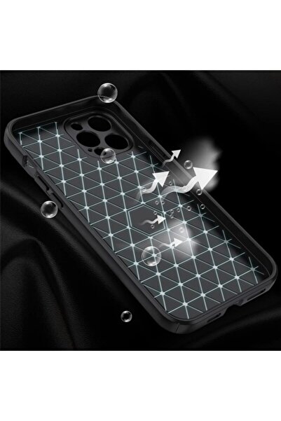 Fibaks İphone 7 / 8 Plus Uyumlu Kılıf Sürgülü Slide Kamera Korumalı Deri Görünümlü Lüks Silikon