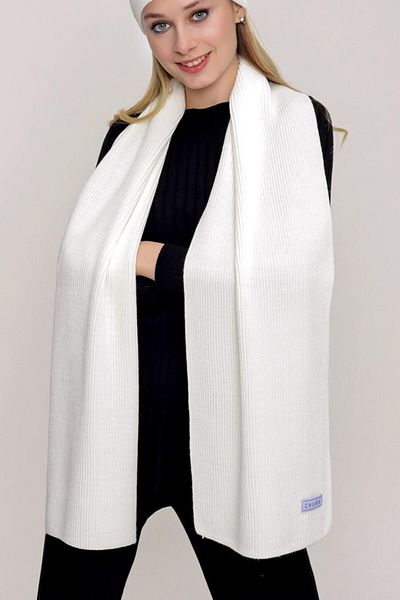CHUBA Women's Thessaloniki Knitwear Scarf Ecru 22wk271