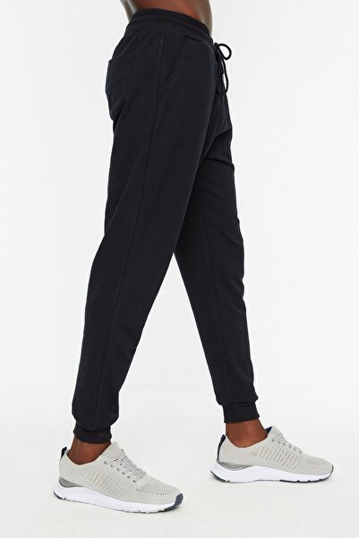 Trendyol Collection Marineblau 2er-Pack - Jogginghose mit normalem Schnitt und Gummibein TMNAW22EA0279