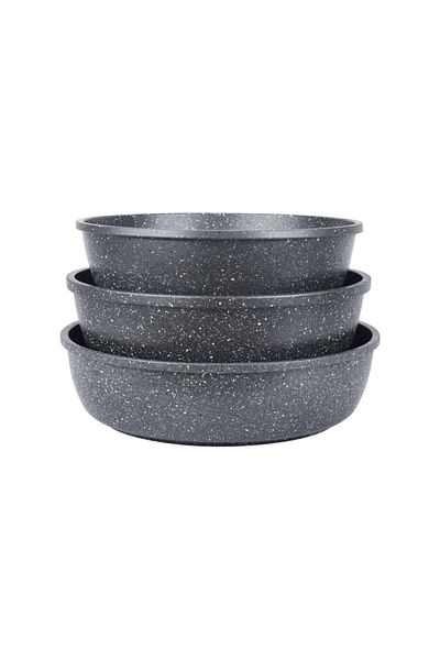 ThermoAD light GrAy 3-piece Oven TrAy - 28-30-32 Cm