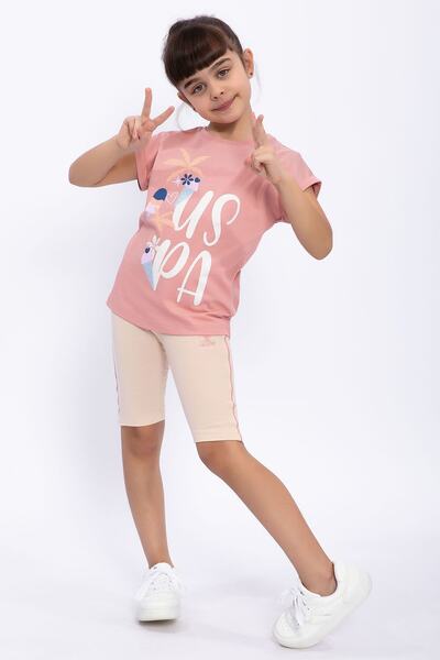 U.S. Polo Assn. Love Retro Pink Girl's Set