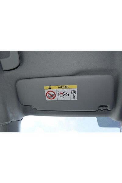 TSC 3 bucăți de autocolant pentru atașarea airbag-ului peste parasolar Model8