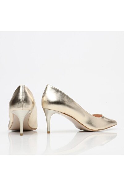 Hotiç Gold Women's Thin Heel
