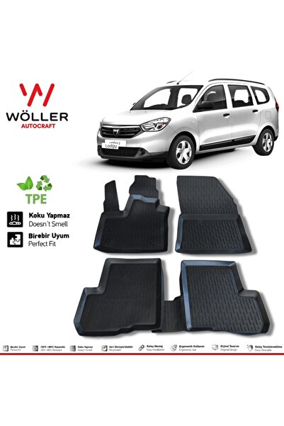 wöller Dacia Lodgy Paspas 2013 2021 Arası 3d Havuzlu Paspas
