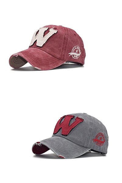 siyasastar 2'li Şapka Cap Şapka Erkek Kadın Şapka W Şapka W Snapback Takım