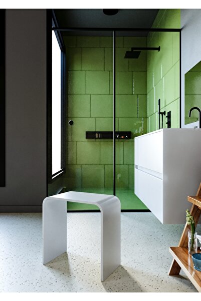 CORİAN AKRİLİK Akrilik Corian Tabure