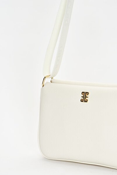 Pierre Cardin Damen-Umhängetasche mit weißem Aufdruck 05PO22Y1550